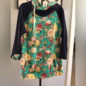 Floral hoodie
